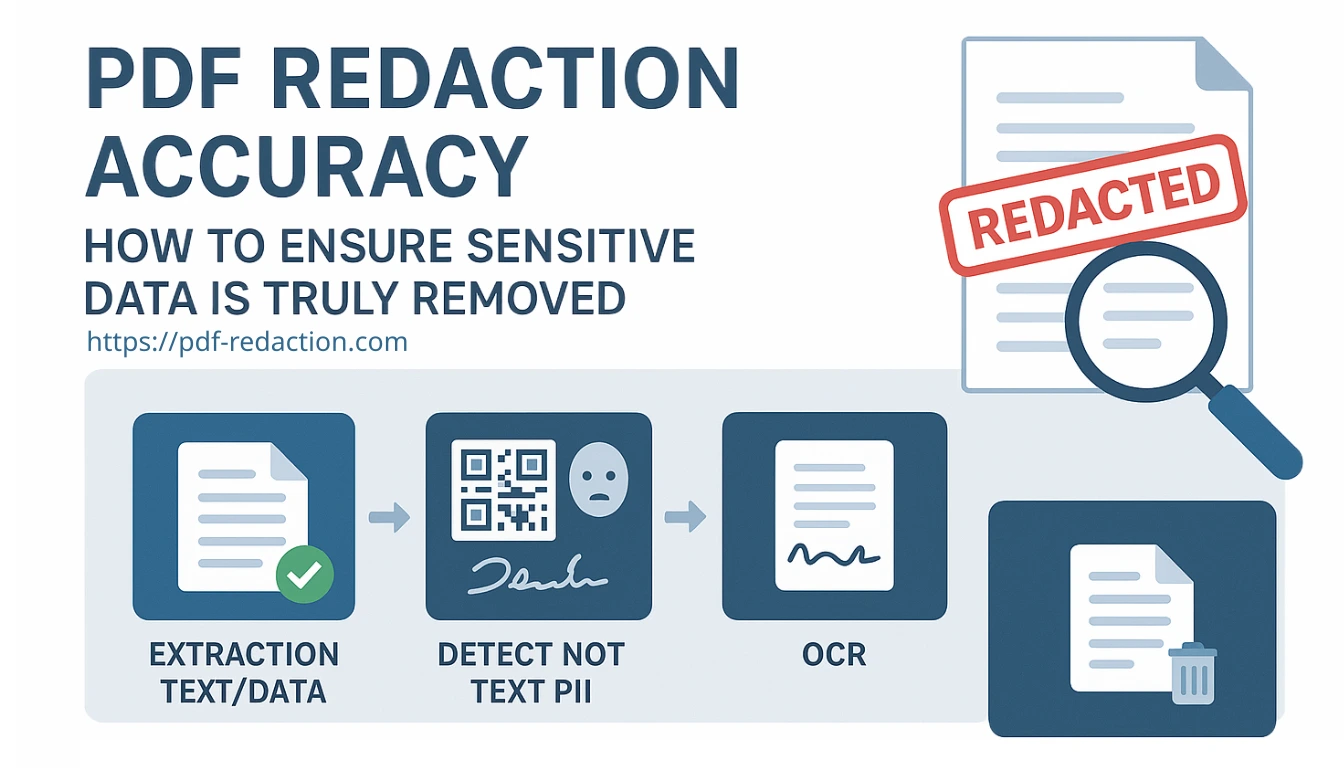 PDF Redaction Accuracy: How to Ensure Sensitive Data is Truly Removed